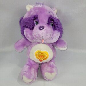 Care Bears Cousins 1984 Vintage 12" Plush Bright Heart Racoon by Kenner